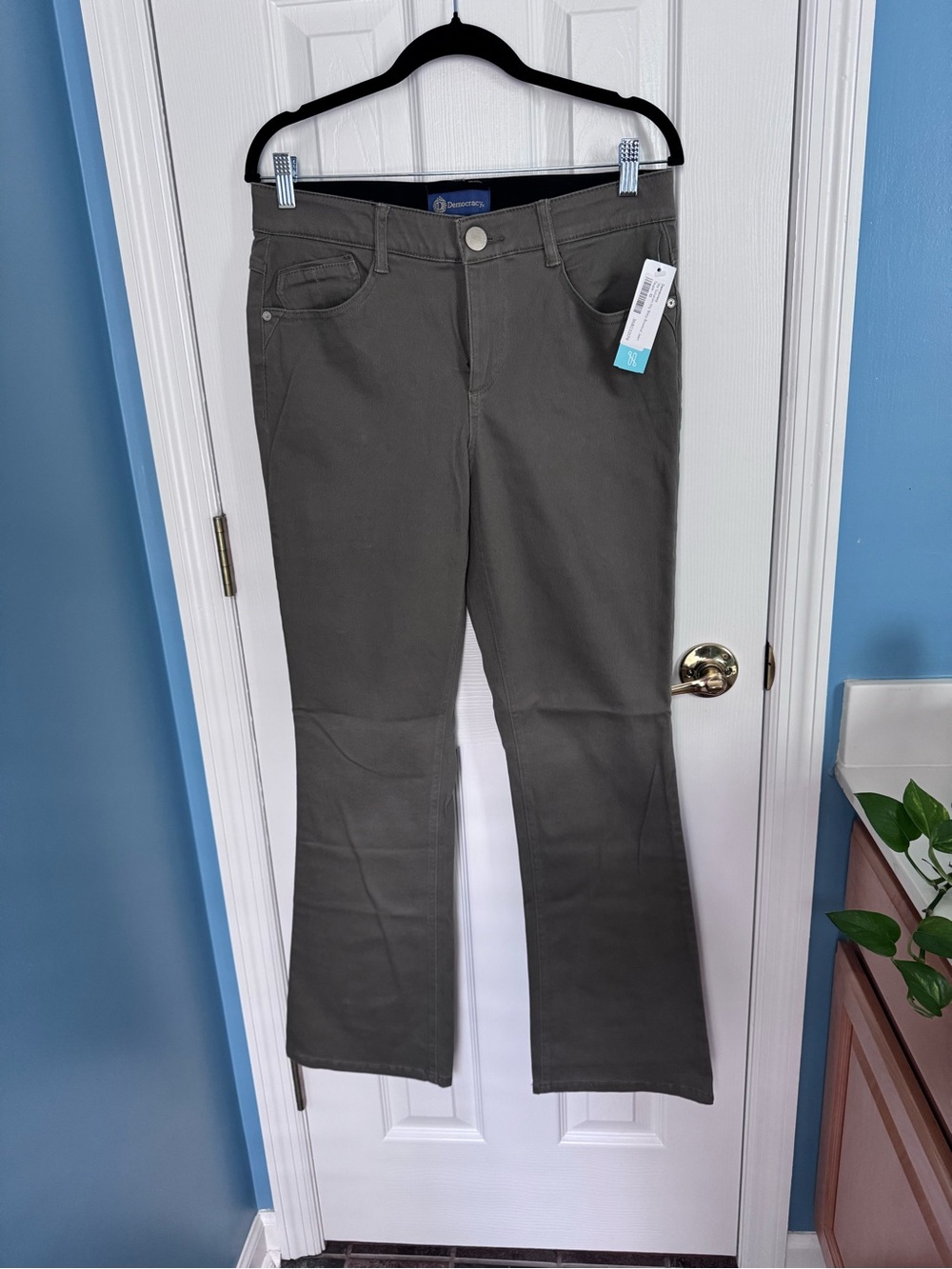 Democracy Ab-solution Olive Green Boot Cut Jeans